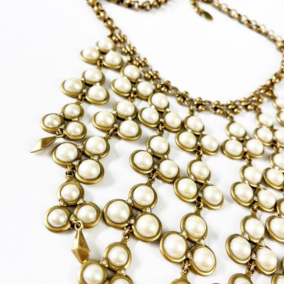 Stella & Dot Daliah Bib Statement Necklace - Picture 5 of 8